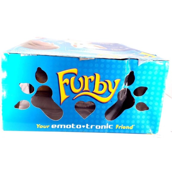 Big FURBY 2005 EMOTO-TRONIC Gray Pink Tiger Electronics Hasbro Talking Toy Grey - Picture 9 of 12